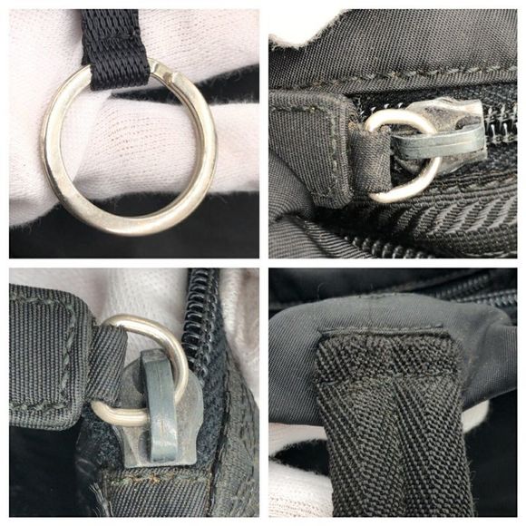 Prada Nylon Tessuto Triangle Logo Tote Bag - Picture 5 of 6